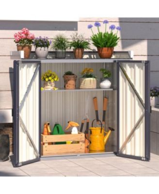 Outdoor Storage Cabinet Potting Workbench Table