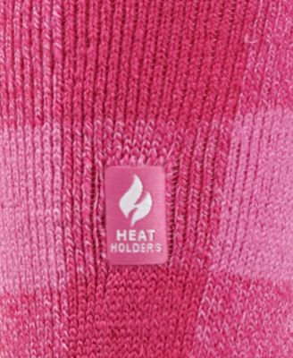 Girls' Toddler 10-6.5 Ella Plaid Slipper Socks