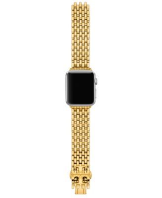 Tory Burch - Gold-Tone Stainless Steel Bracelet For Apple Watch&reg; 38mm-45mm
