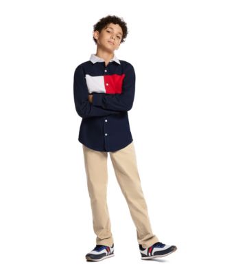 Boys' 8-20 Chest Flag Shirt