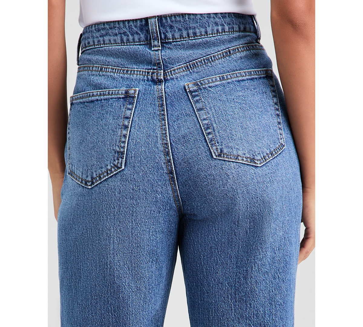 And Now This Petite Pieced Flare-leg Jeans, Macy's Exclusive In Blue