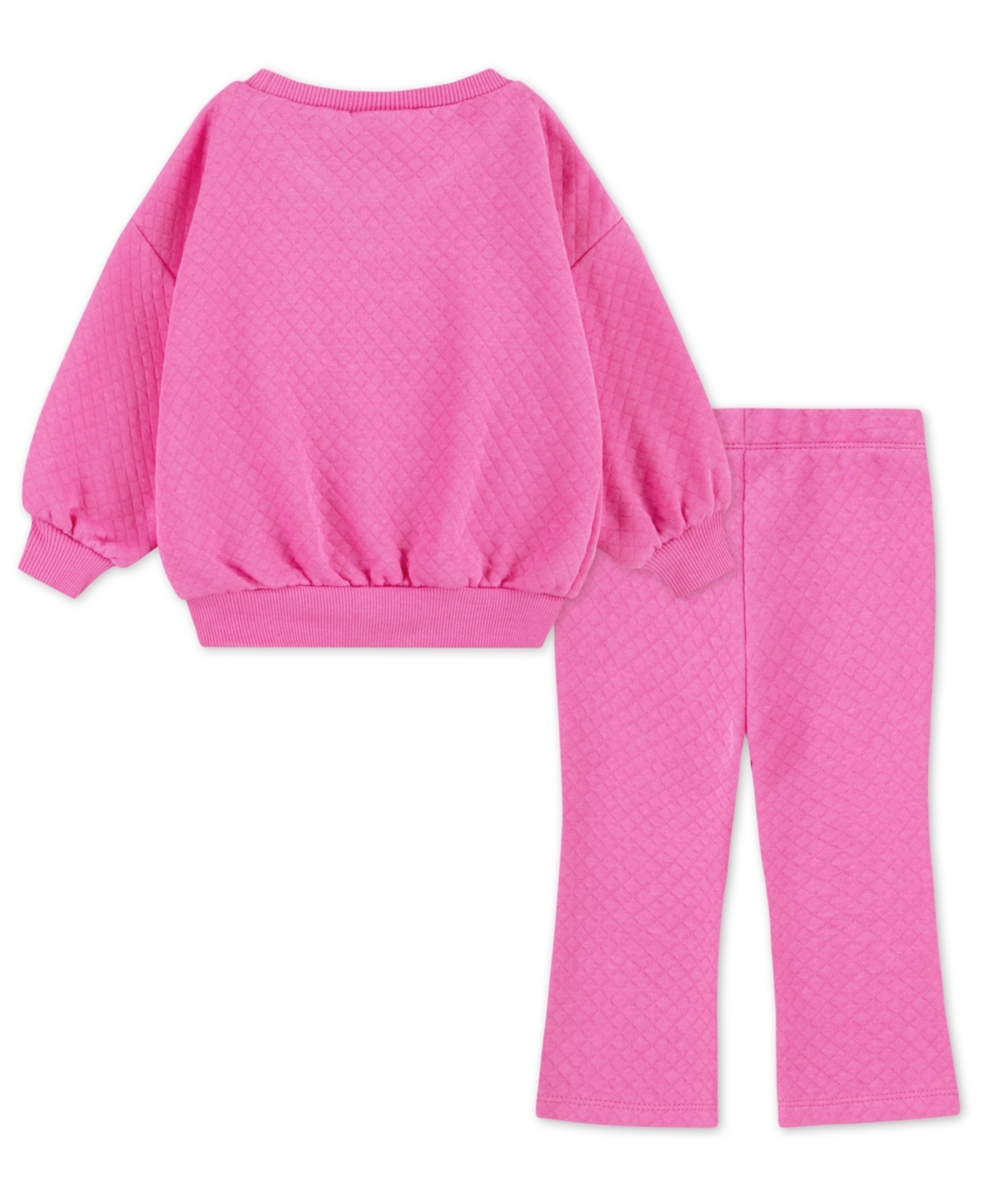 Nike Baby Girls Diamond Long-Sleeve Sweatshirt and Flare Pants, 2-Piece Set