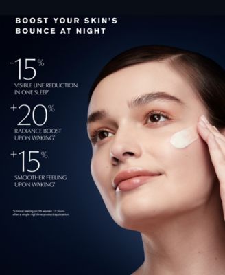 Revitalizing Supreme+ Night Power Bounce Cream Moisturizer with Peptides, 1oz