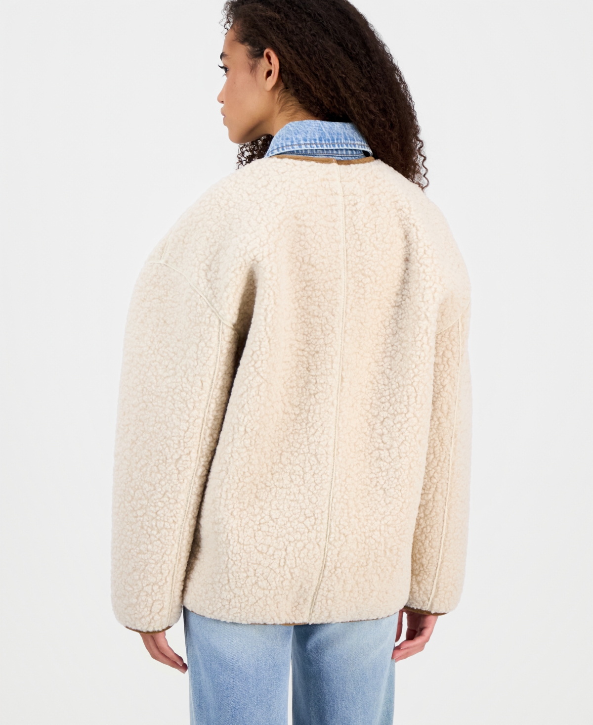 Blanknyc Women's Nature Hike Fleece Jacket In Brown