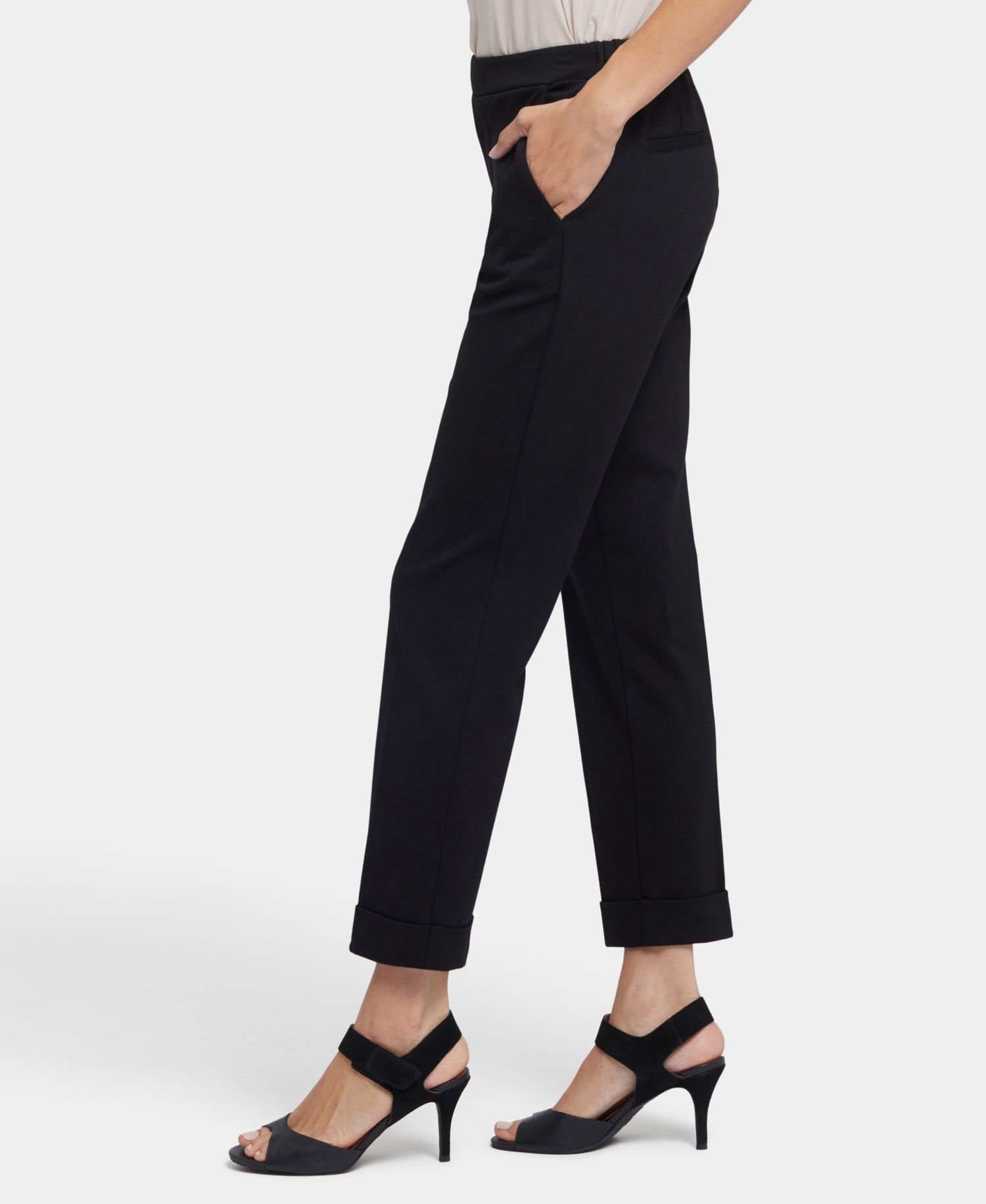 Petite Cassidy Ankle Pull-On Trouser Pants