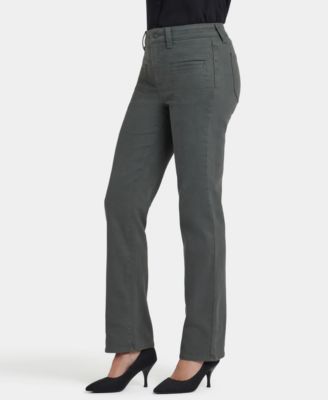 Petite Marilyn Straight Utility Jeans