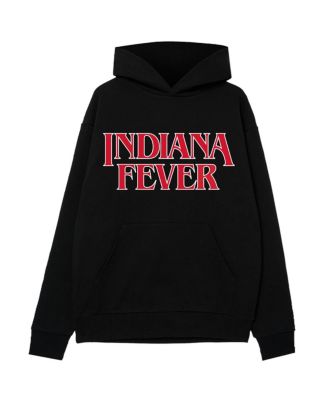 Men's and Women's Black Indiana Fever Stranger Things Premium Relaxed Hoodie