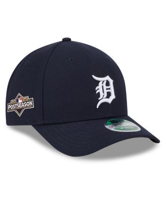 Men's Navy Detroit Tigers 2025 MLB Postseason Side Patch 9FORTY Adjustable Hat