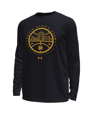 Men's Black Notre Dame Fighting Irish The Bend Stretch Long Sleeve T-Shirt