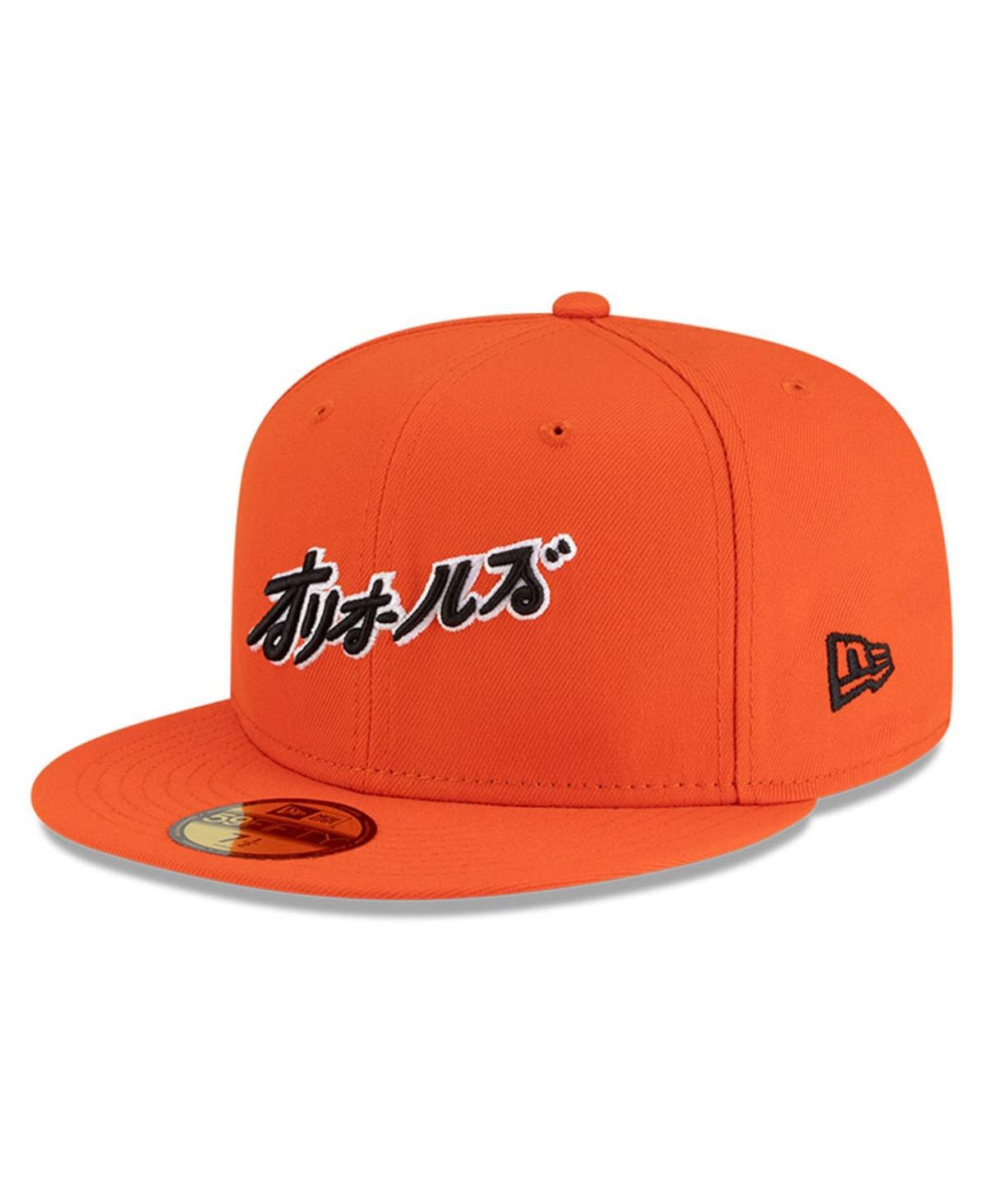 New Era x Hyperfly Men's Orange Baltimore Orioles 59FIFTY Fitted Hat