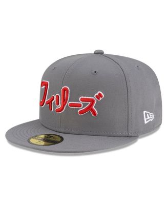 x Hyperfly Men's Gray Philadelphia Phillies 59FIFTY Fitted Hat