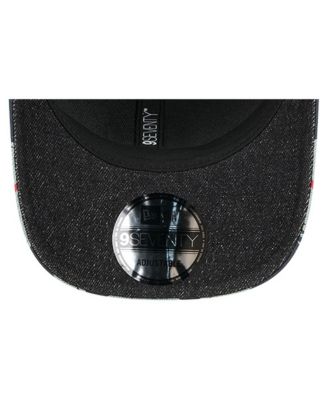 Men's Denim/Navy Cleveland Guardians Aztec Denim 9SEVENTY Adjustable Hat