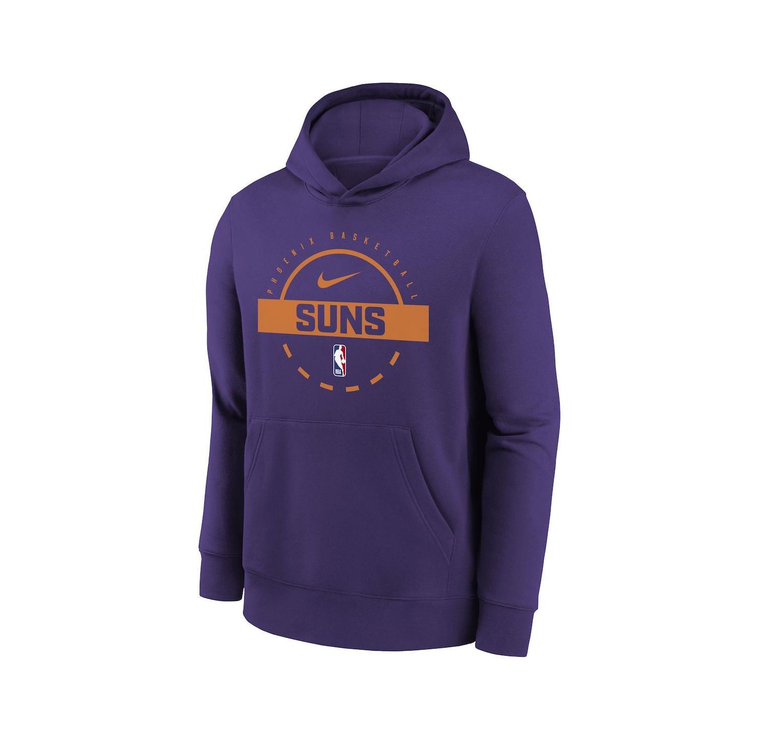 Big Boys and Girls Purple Phoenix Suns 2025/26 Club Fleece Practice Hoodie