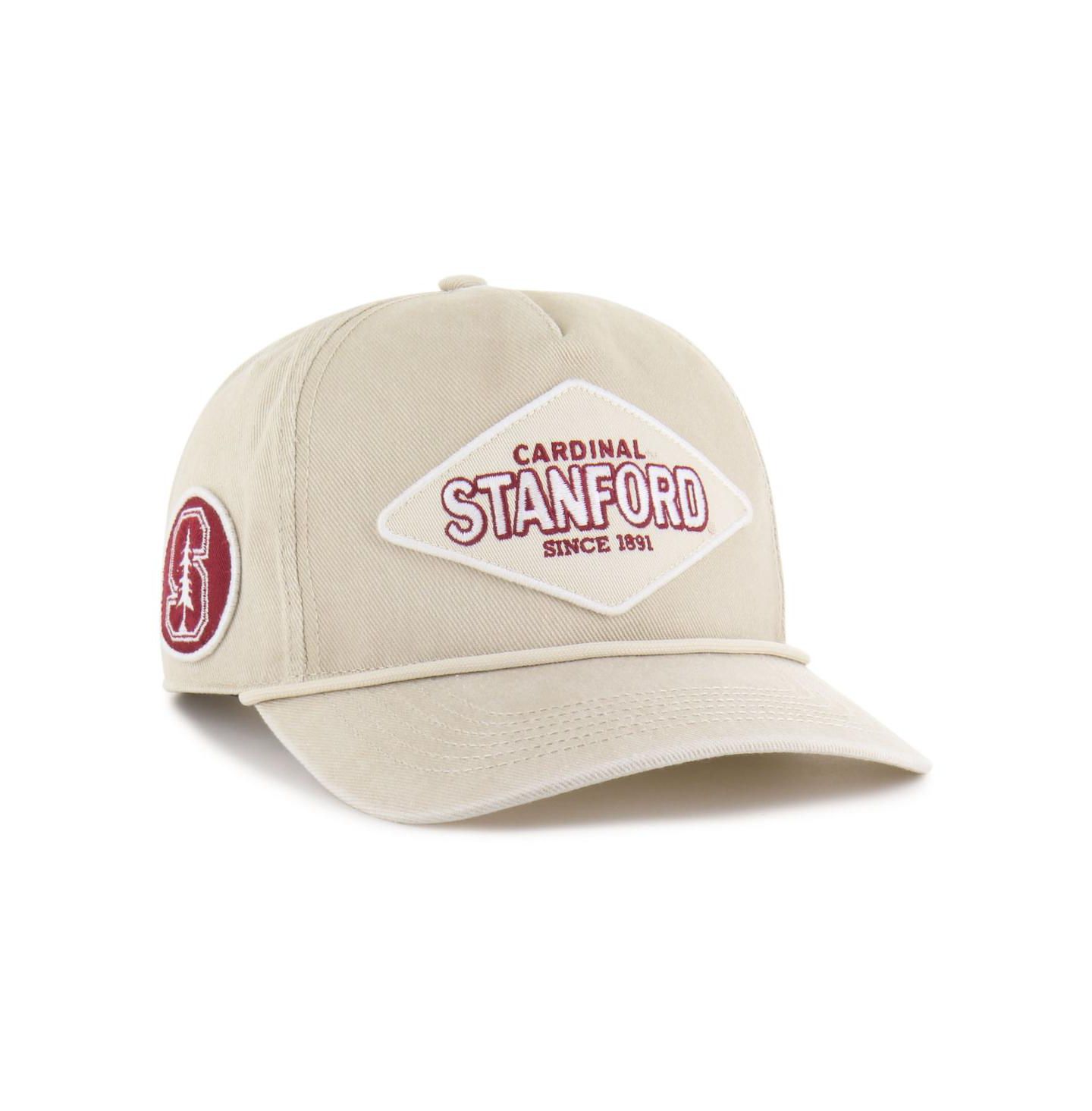 Кепка '47 Brand Cream Stanford Cardinal Outdoorsmen Cairn Hitch Adjustable Hat — фото 1