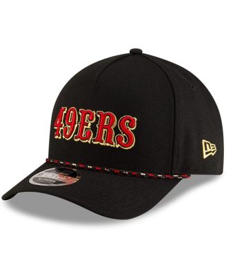 New Era - Big Boys and Girls Black San Francisco 49ers 2025 Rivalries Collection 9FORTY A-Frame Adjustable Hat