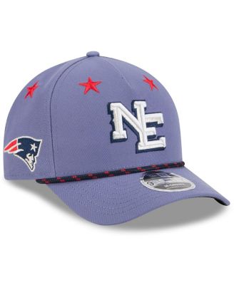 New Era - Men's Meadow Blue New England Patriots 2025 Rivalries Collection Sideline A-Frame 9FORTY Adjustable Hat
