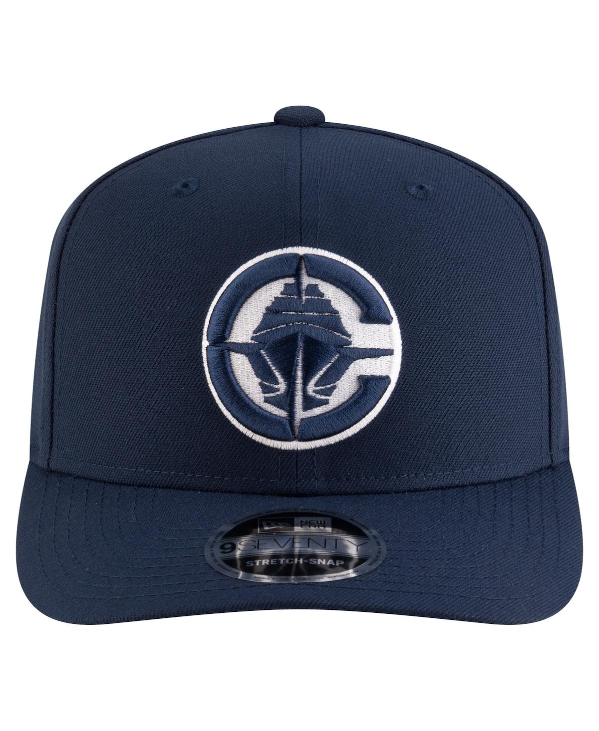 New Era Men's Navy La Clippers 9SEVENTY Stock Adjustable Hat