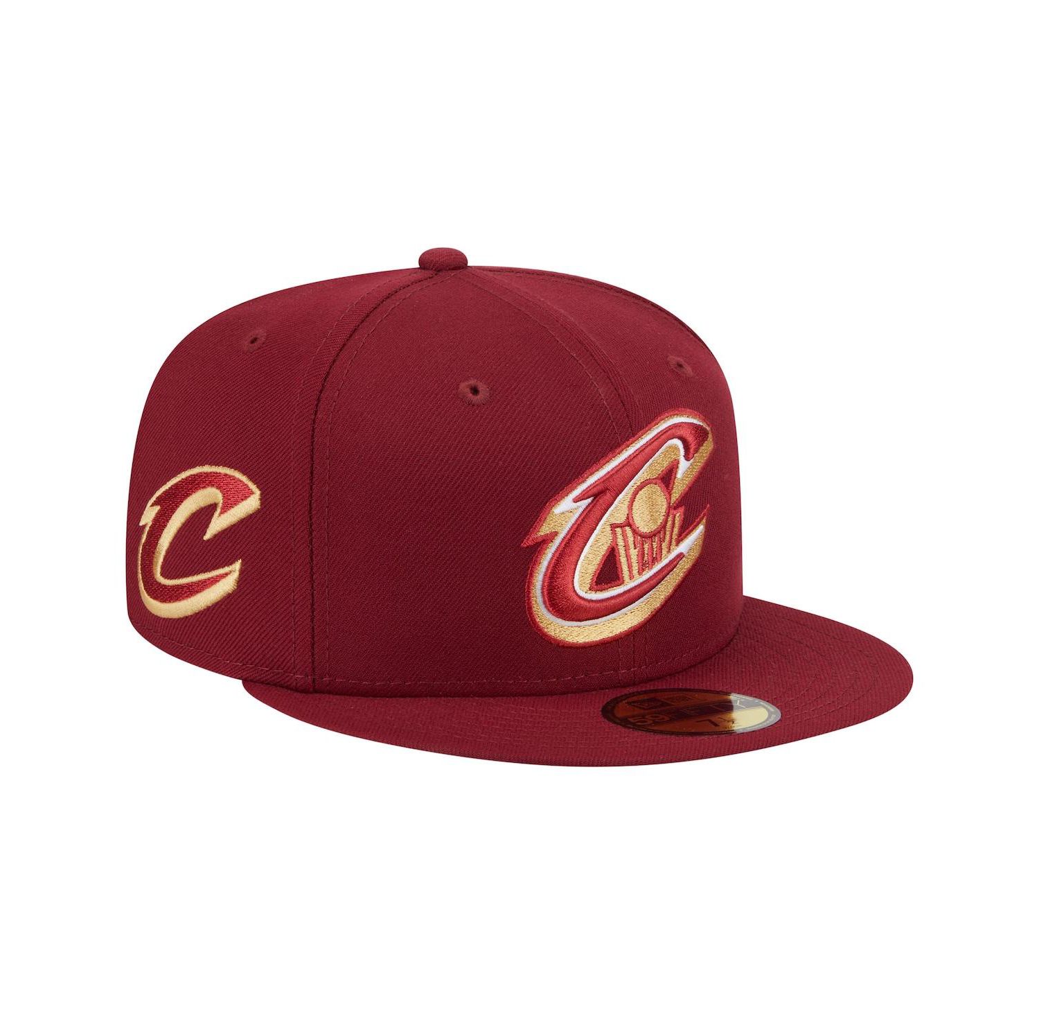 Men's Wine Cleveland Cavaliers Deceptor 59FIFTY Fitted Hat