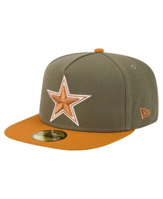 New Era - Men's Olive/Brown Dallas Cowboys 2-Tone Color Pack A-Frame 59FIFTY Fitted Hat