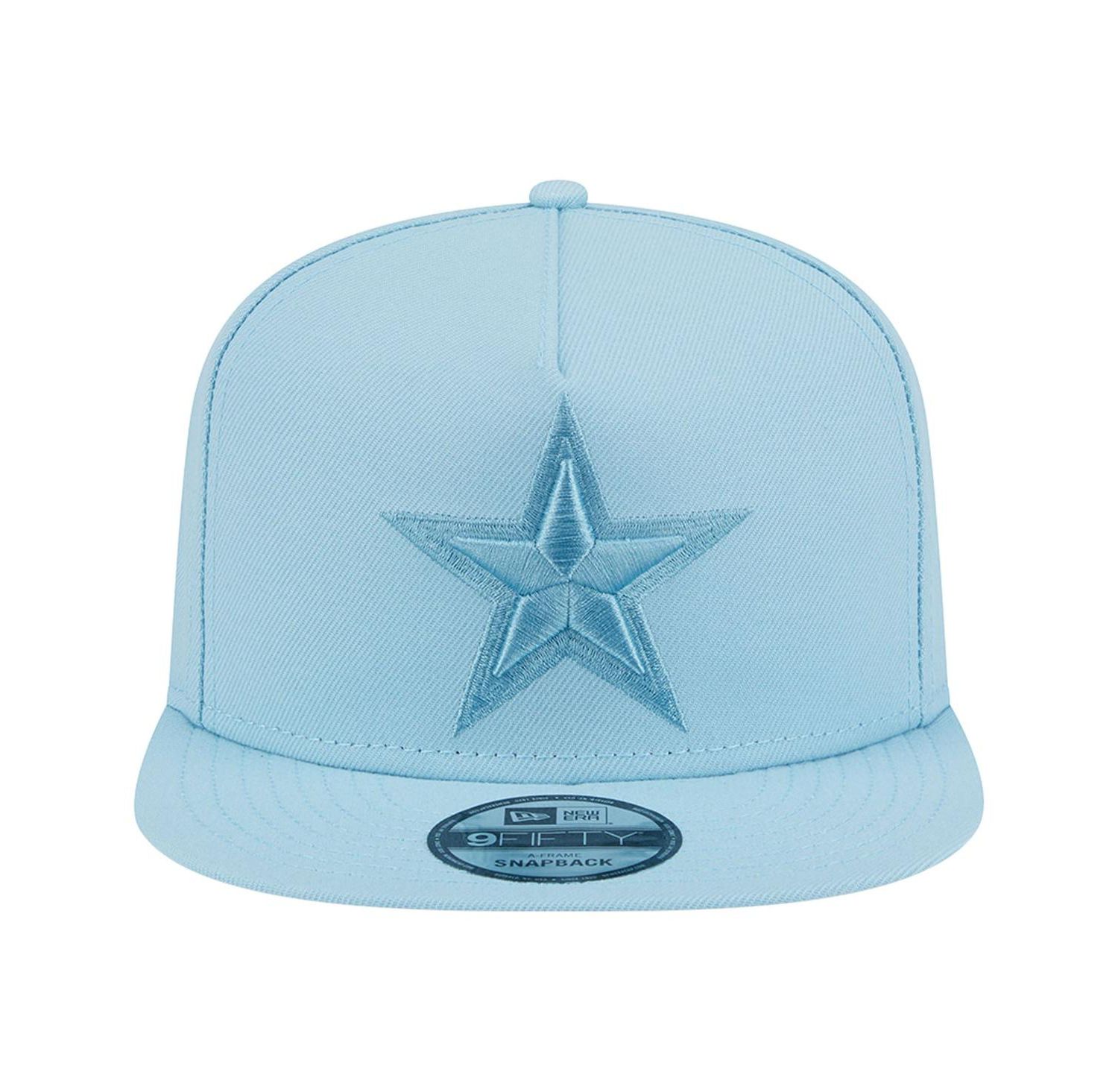 Men's Light Blue Dallas Cowboys Color Pack A-Frame 9FIFTY Snapback Hat