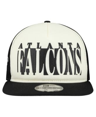 Men's Cream/Black Atlanta Falcons Cutout A-Frame 9FIFTY Snapback Hat