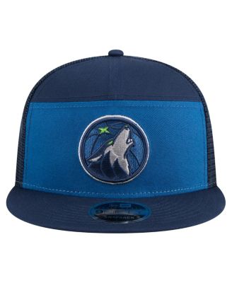 Men's Blue/Navy Minnesota Timberwolves Outdoor Split Panel 9FIFTY Snapback Hat