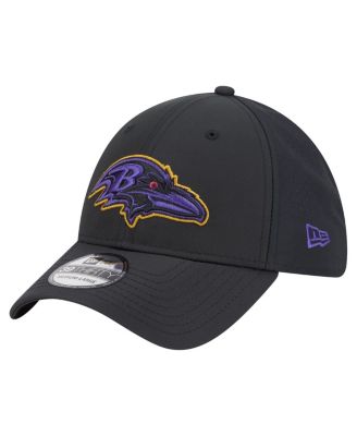 New Era - Men's Black Baltimore Ravens Night 39THIRTY Flex Hat