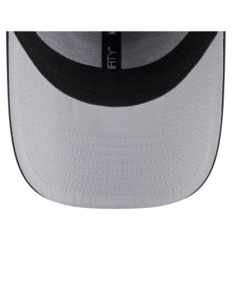 Men's Black Chicago Bulls Featherweight Poly Rope Flex 39Thirty Hat