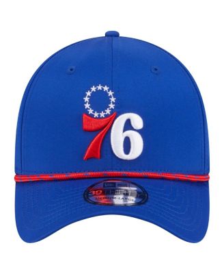 Men's Royal Philadelphia 76ers Featherweight Poly Rope Flex 39Thirty Hat