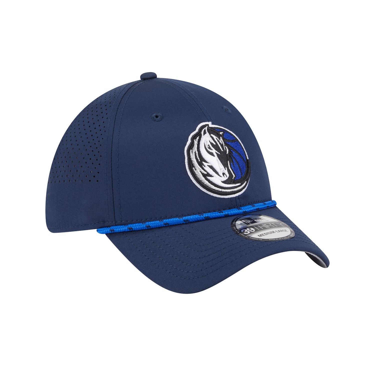 Men's Blue Dallas Mavericks Featherweight Poly Rope Flex 39Thirty Hat
