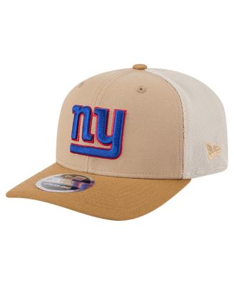 New Era - Men's Light Beige New York Giants Two-Tone Trucker 9SEVENTY Adjustable Hat