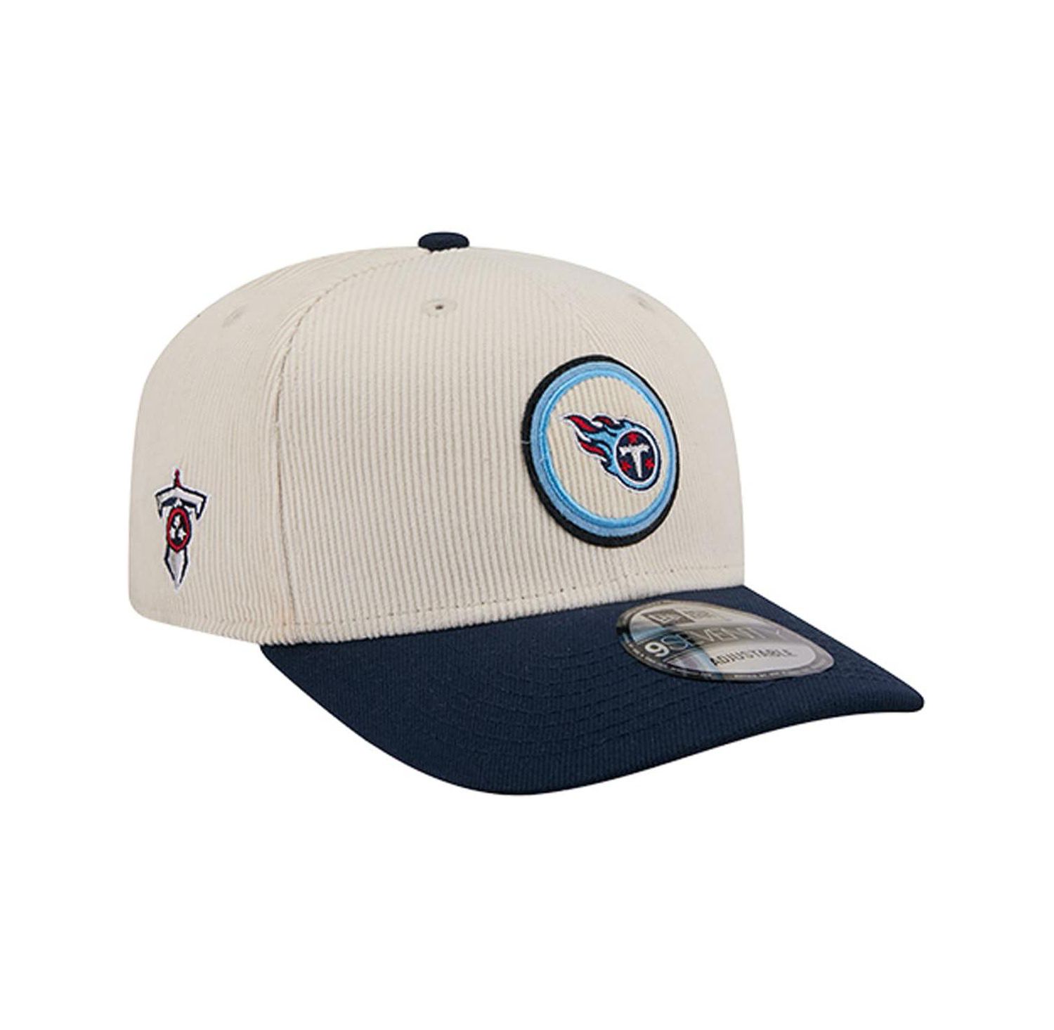 Men's Stone Tennessee Titans Loyal Corduroy 9SEVENTY Adjustable Hat