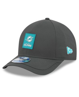 New Era - Men's Charcoal Miami Dolphins 2025 Sideline Cold Weather 9FORTY M-Crown Adjustable Hat