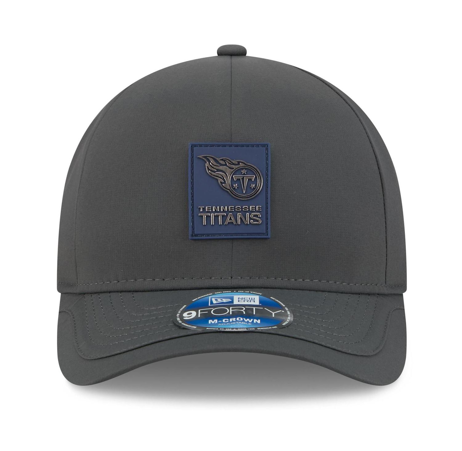 Men's Charcoal Tennessee Titans 2025 Sideline Cold Weather 9FORTY M-Crown Adjustable Hat