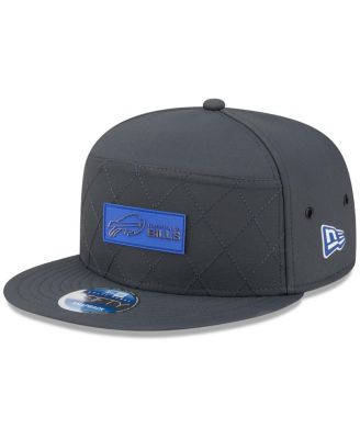 New Era - Men's Charcoal Buffalo Bills 2025 Sideline Cold Weather Split Panel 9FIFTY Snapback Hat