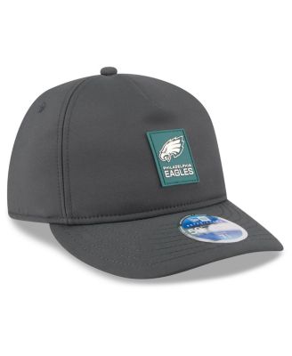 Men's Charcoal Philadelphia Eagles 2025 Sideline Cold Weather Retro Crown 59FIFTY Fitted Hat