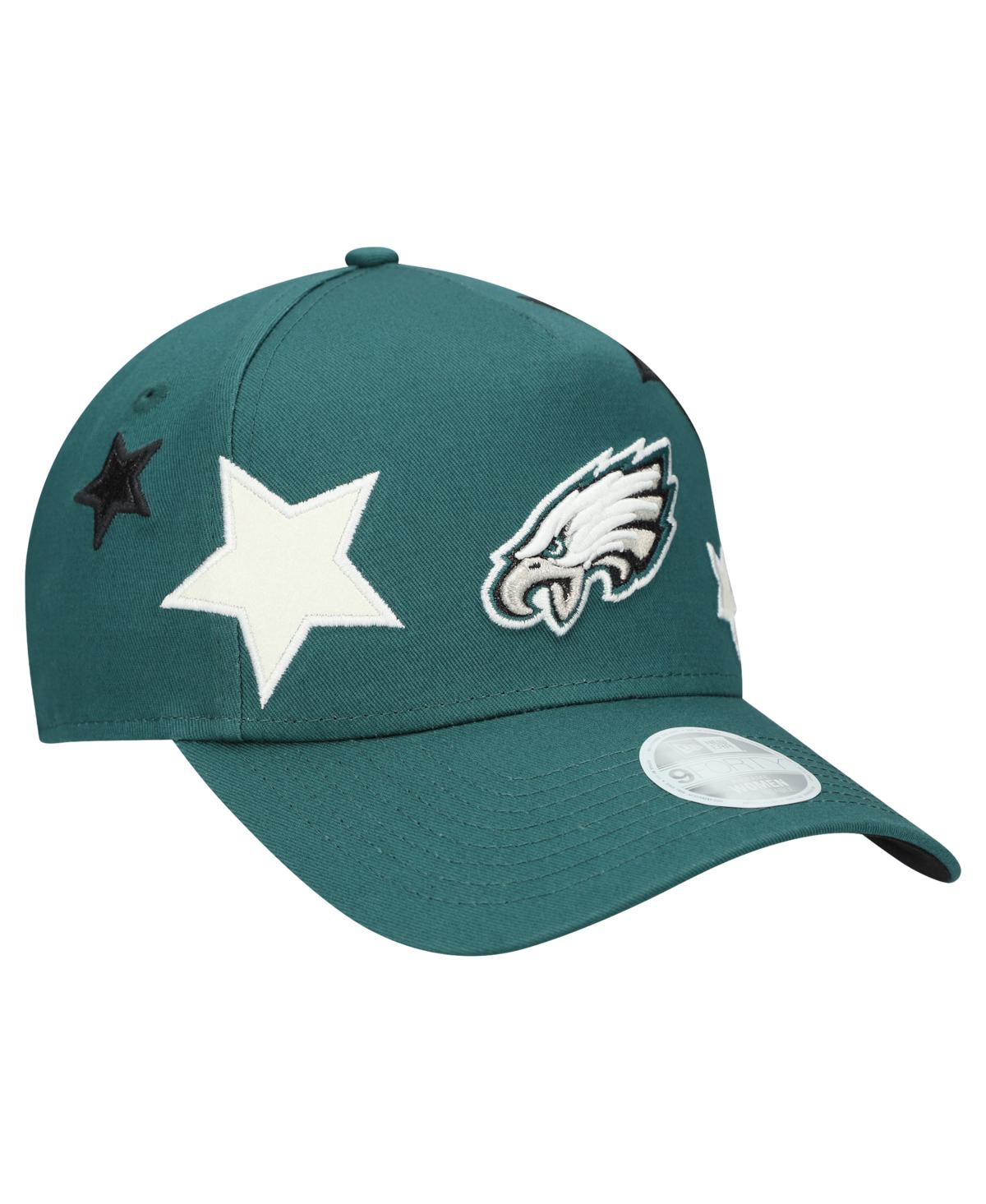 New Era Women's Midnight Green Philadelphia Eagles Stardom A-frame 9forty Adjustable Hat In Green