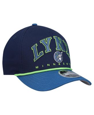 Men's Navy Minnesota Lynx Bold Arch COOLERA 9FORTY A-Frame M-Crown Adjustable Hat