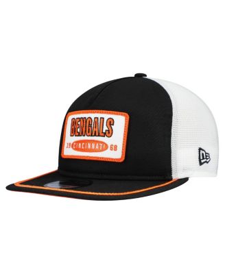 New Era - Men's Black/White Cincinnati Bengals Patch 19TWENTY Adjustable Hat
