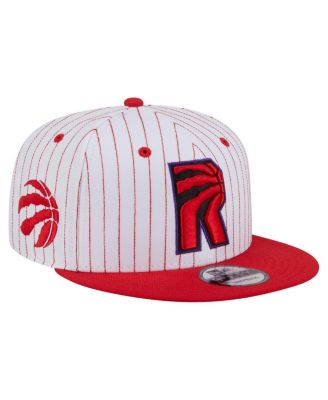 New Era - Men's White Toronto Raptors Deceptor Pinstripe 9FIFTY Snapback Hat
