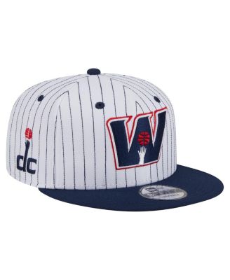 New Era - Men's White Washington Wizards Deceptor Pinstripe 9FIFTY Snapback Hat
