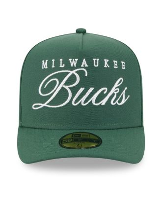 Men's Hunter Green Milwaukee Bucks 2025 NBA Draft A-Frame 59FIFTY Fitted Hat