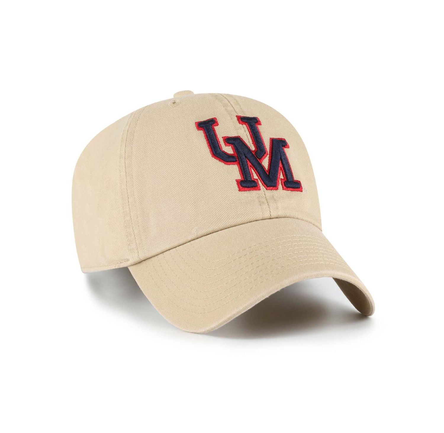 Men's Tan Ole Miss Rebels Vault Clean Up Adjustable Hat
