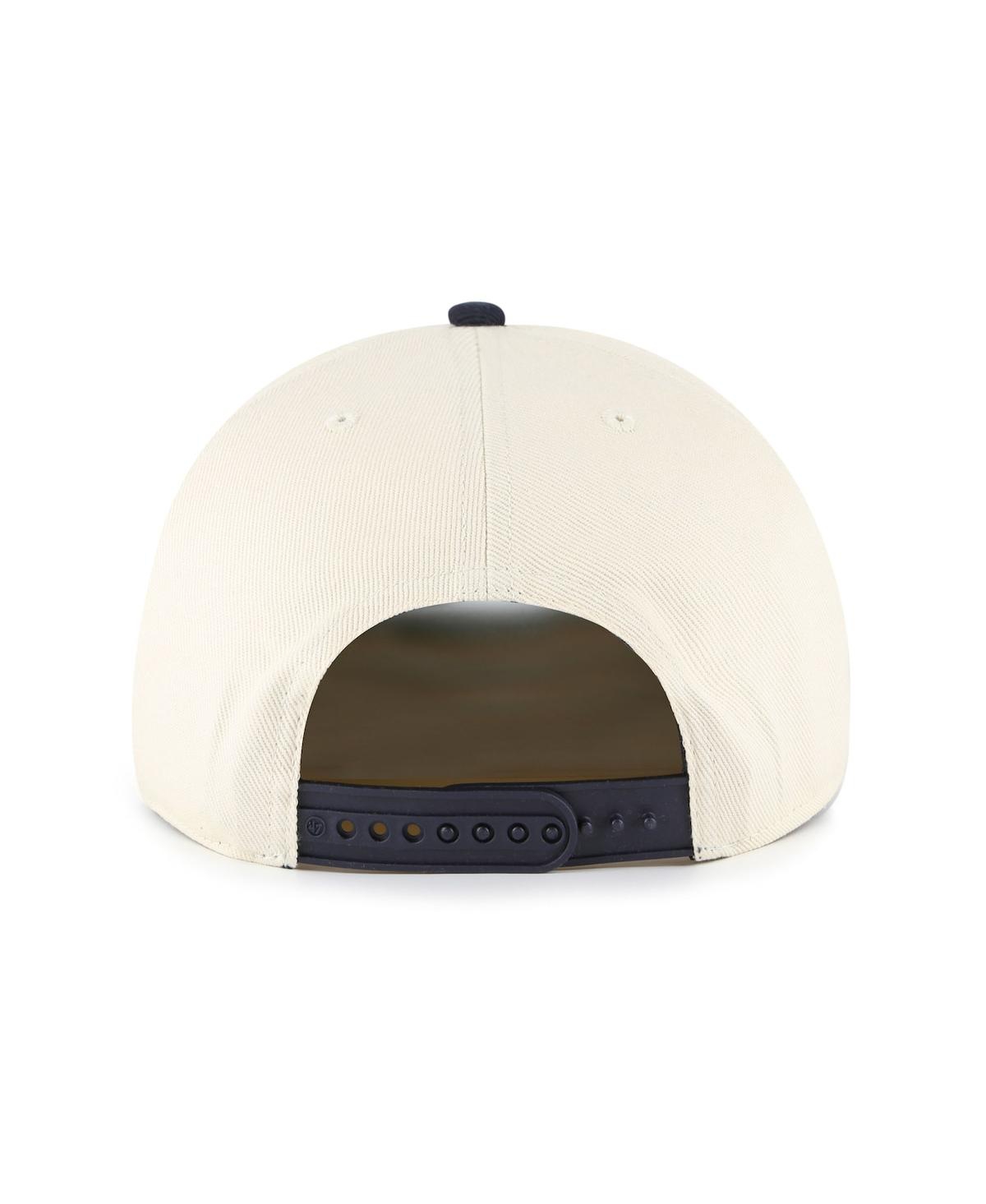 '47 Brand Men's Cream/Navy Minnesota Timberwolves Pomona Two-Tone Rope Hitch Adjustable Hat