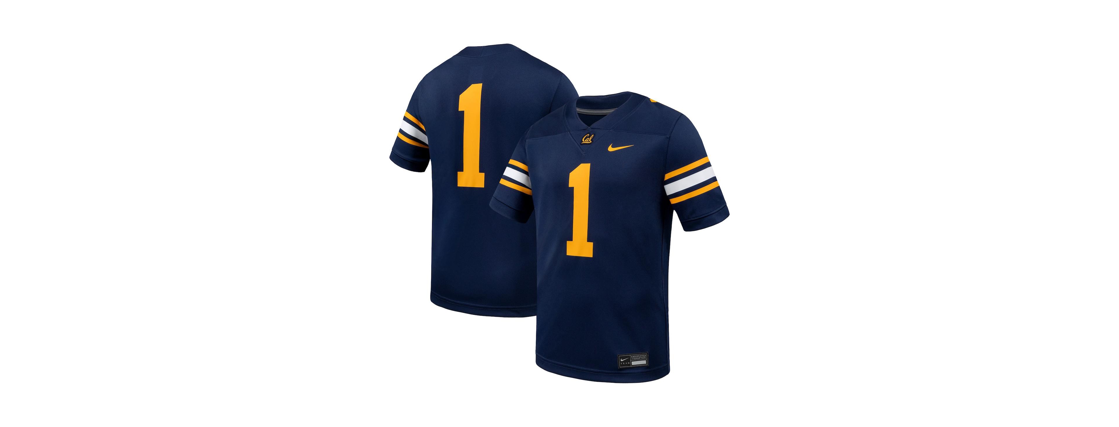 Nike Men's 1 Navy Cal Bears Untouchable Replica Game Jersey