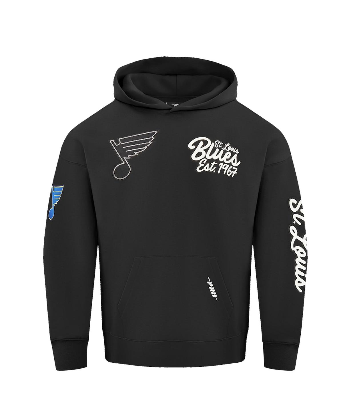 Pro Standard Men's Black St. Louis Blues Paint the City Pullover Hoodie