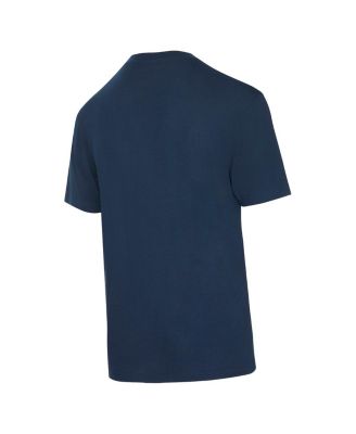 Men's College Navy/Neon Green Seattle Seahawks Avondale T-Shirt and Flannel Pants Set