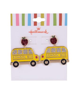 Yellow School Bus Earrings