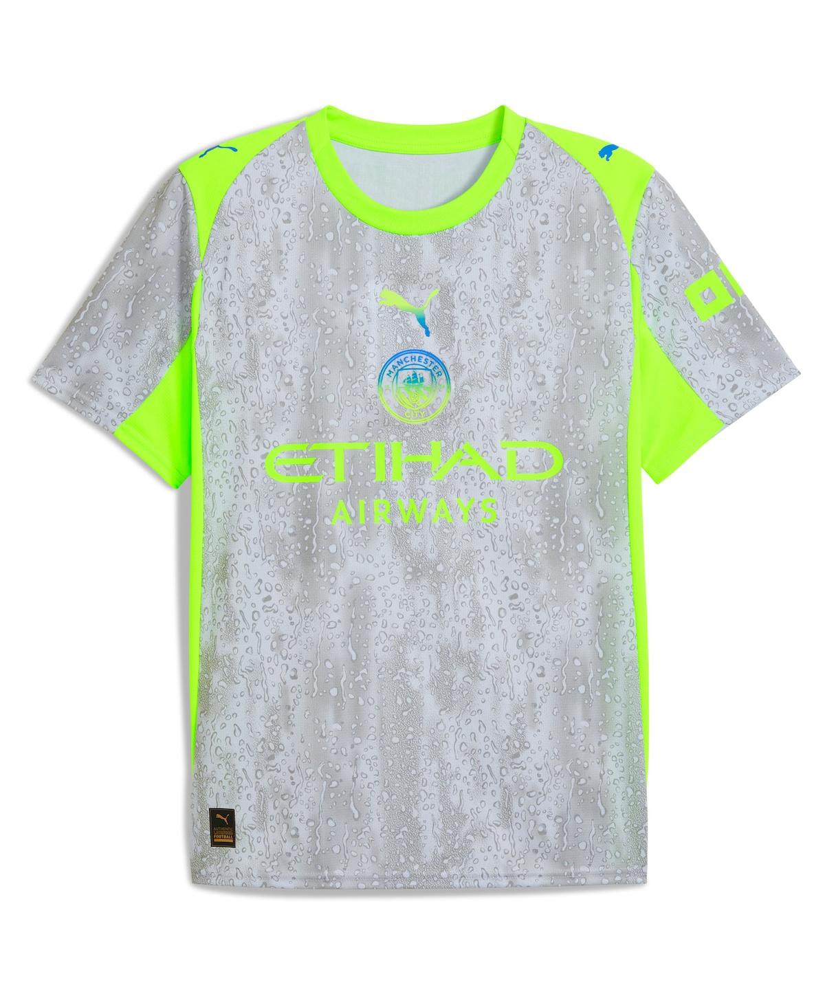 Puma Men's Green/Neon Green Manchester City 2025/26 Third Replica Jersey