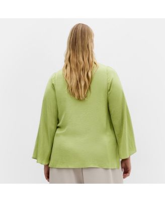 Plus Size Mahalia Neck Tie Top